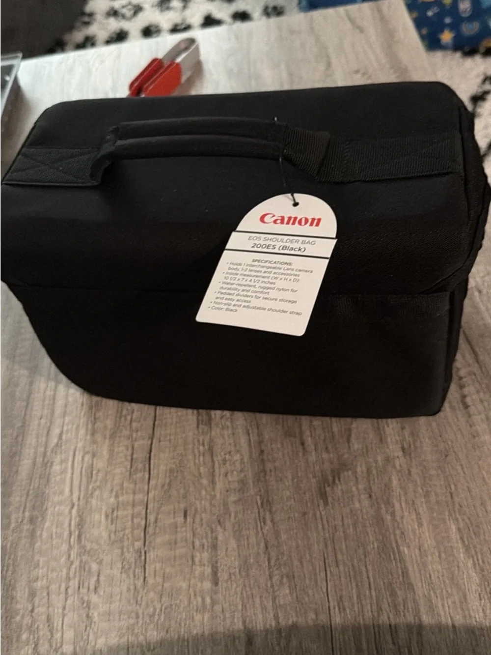 Canon Black Messenger Camera Bag with Top Handle